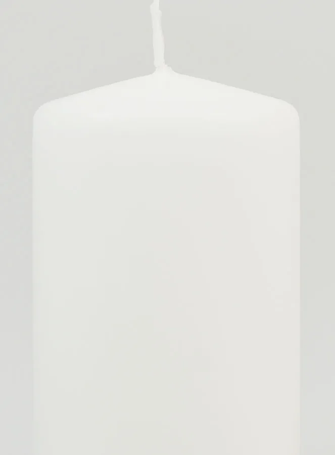 Tabletop Candle 10 x 6cm - White (pic 3)