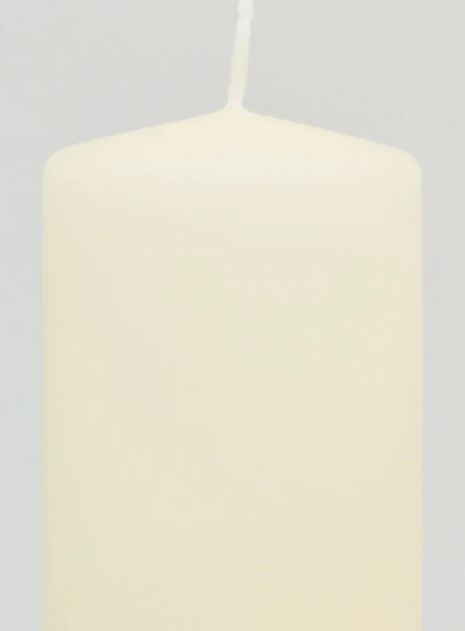 Tabletop Candle 10 x 6cm - Ivory (pic 3)