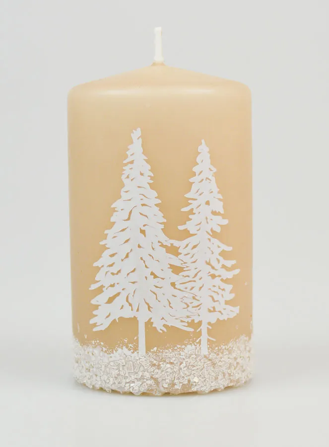 Tabletop Candle Winter Ambience - Cappuccino (pic 1)