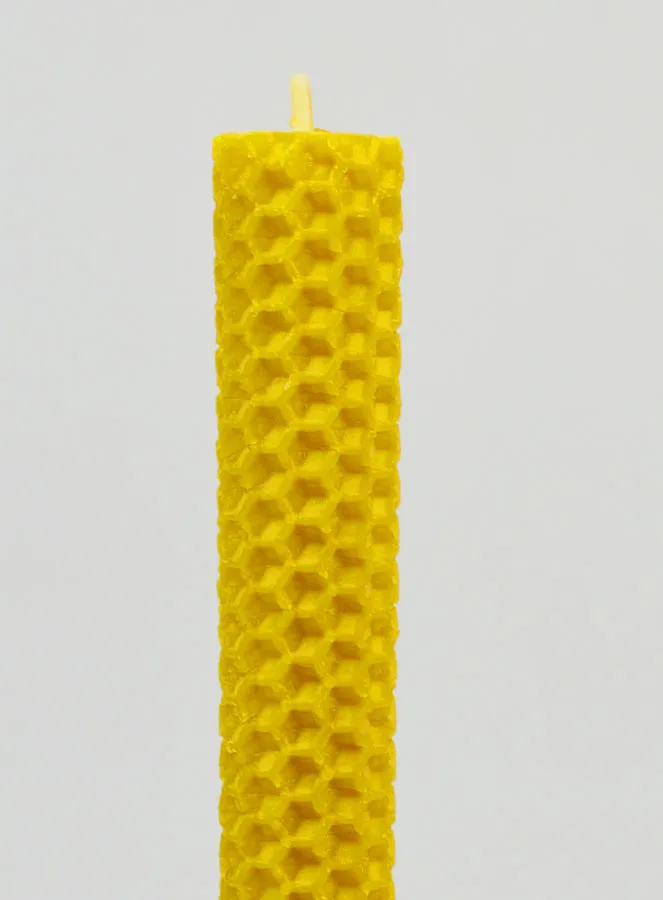 Beeswax Candle 100% Natural - 20cm (pic 3)
