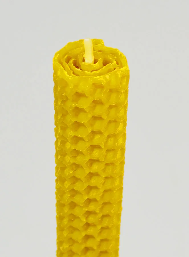Beeswax Candle 100% Natural - 20cm (pic 4)