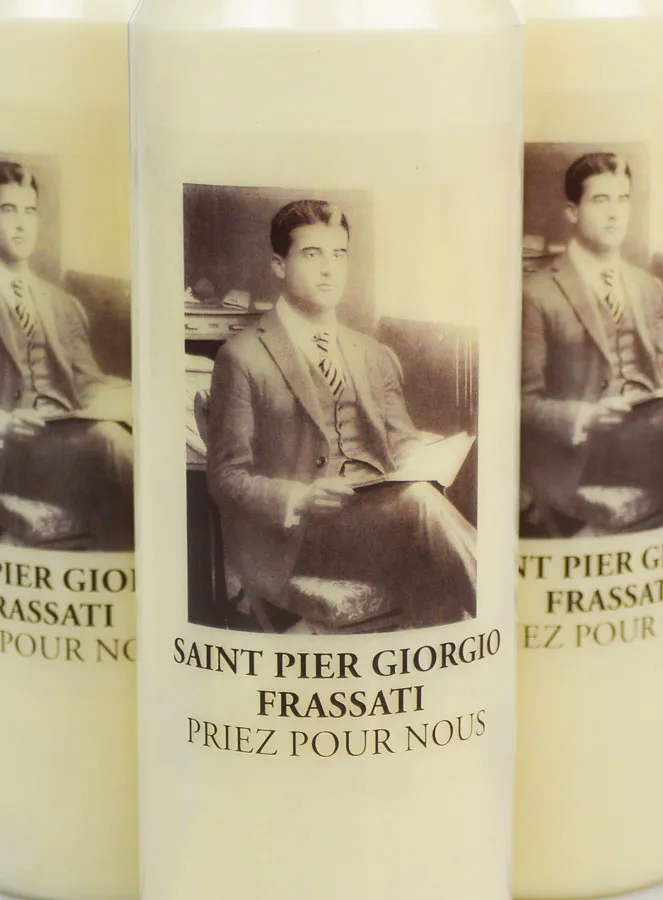 Set 3 Sanctuary Candles Saint Pier Giorgio Frassati (pic 3)