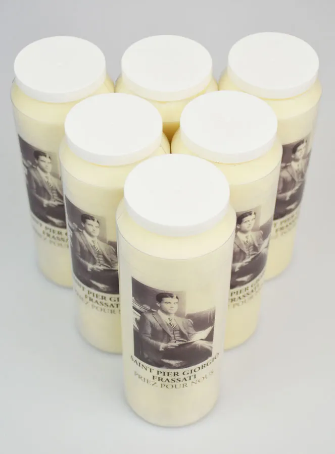 Set 6 Sanctuary Candles Saint Pier Giorgio Frassati (pic 2)