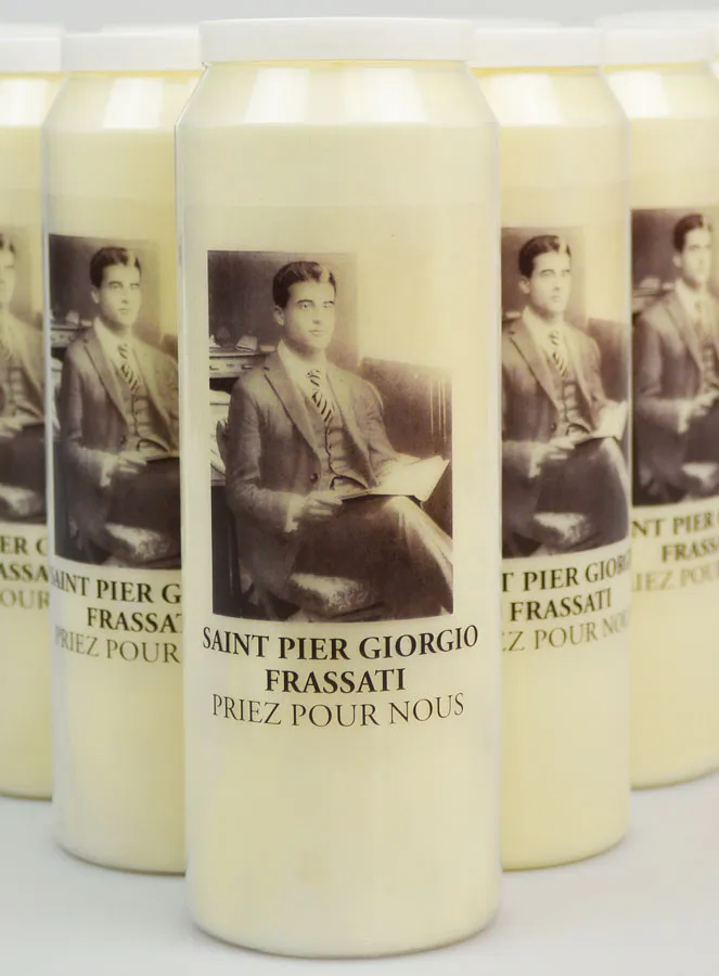 Set 10 Sanctuary Candles Saint Pier Giorgio Frassati (pic 3)