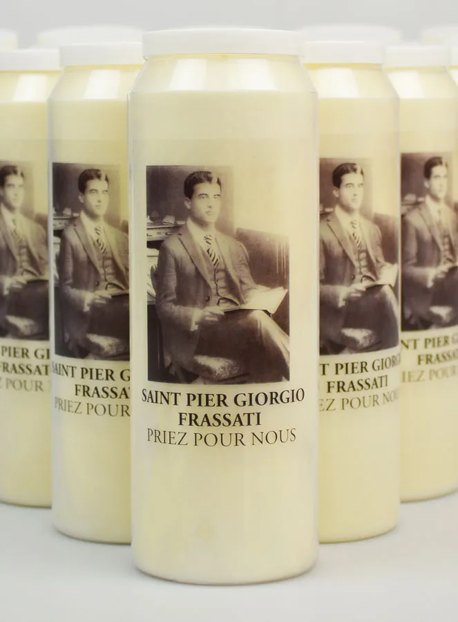 Set 20 Sanctuary Candles Saint Pier Giorgio Frassati (pic 3)