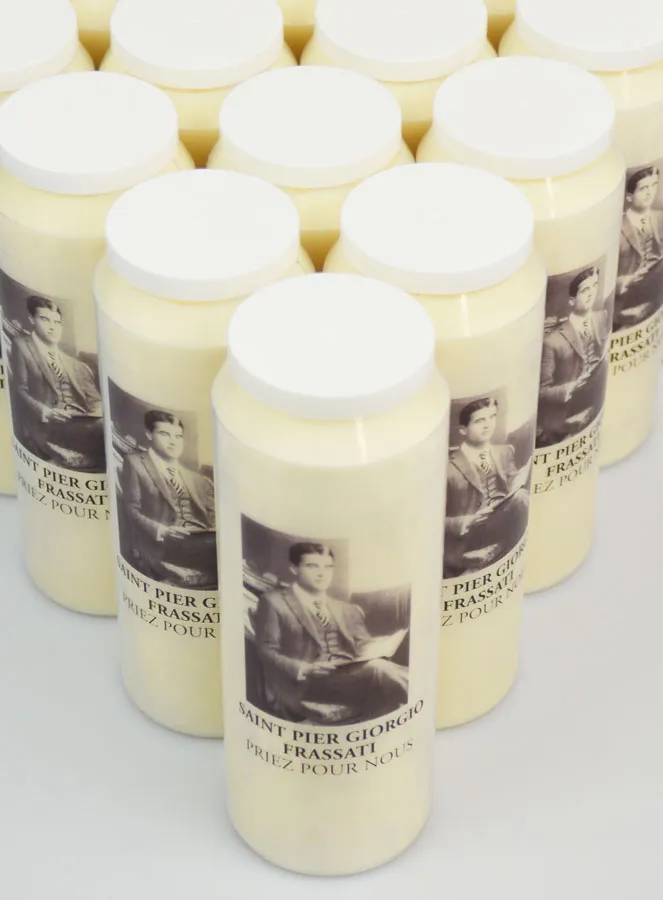 Set 20 Sanctuary Candles Saint Pier Giorgio Frassati (pic 4)