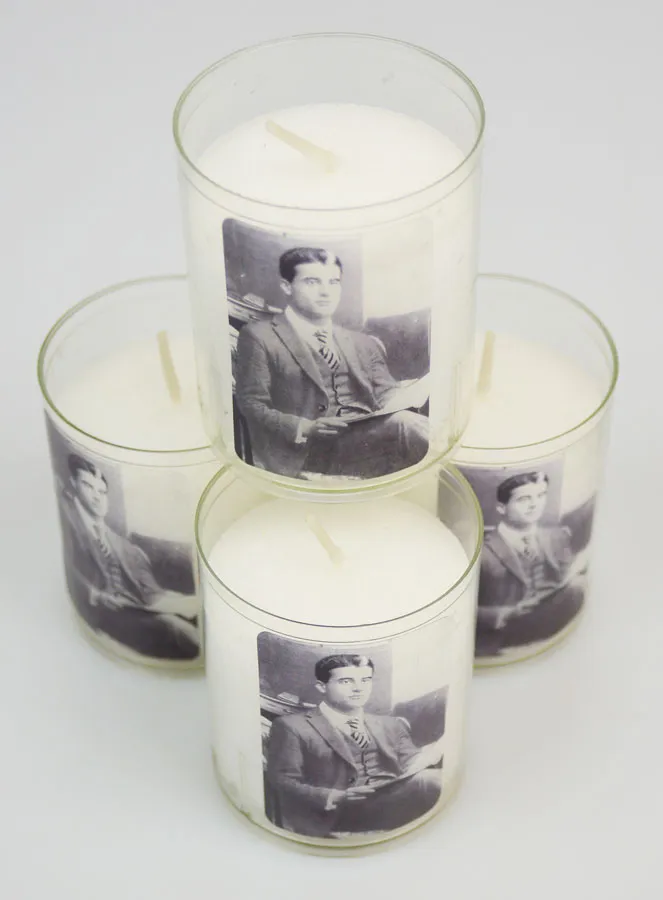 Set 4 Votive Candles Saint Pier Giorgio Frassati (pic 2)