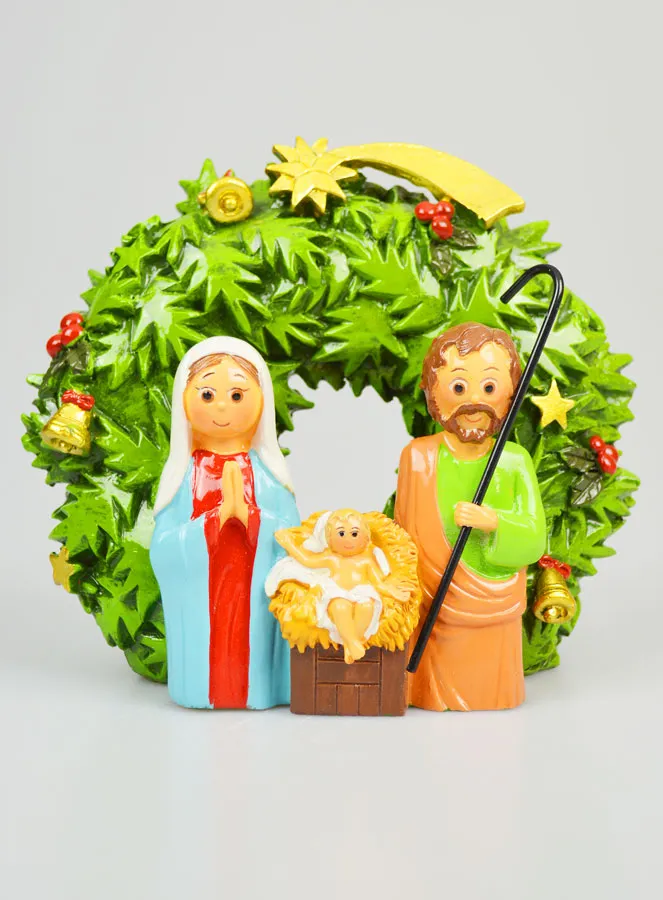 Holy Family Table Centrepiece Christmas Spirit - 15cm (pic 1)
