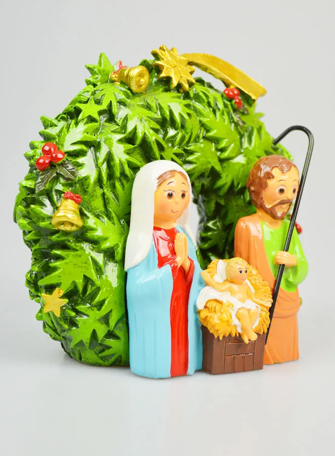 Holy Family Table Centrepiece Christmas Spirit - 15cm (pic 3)