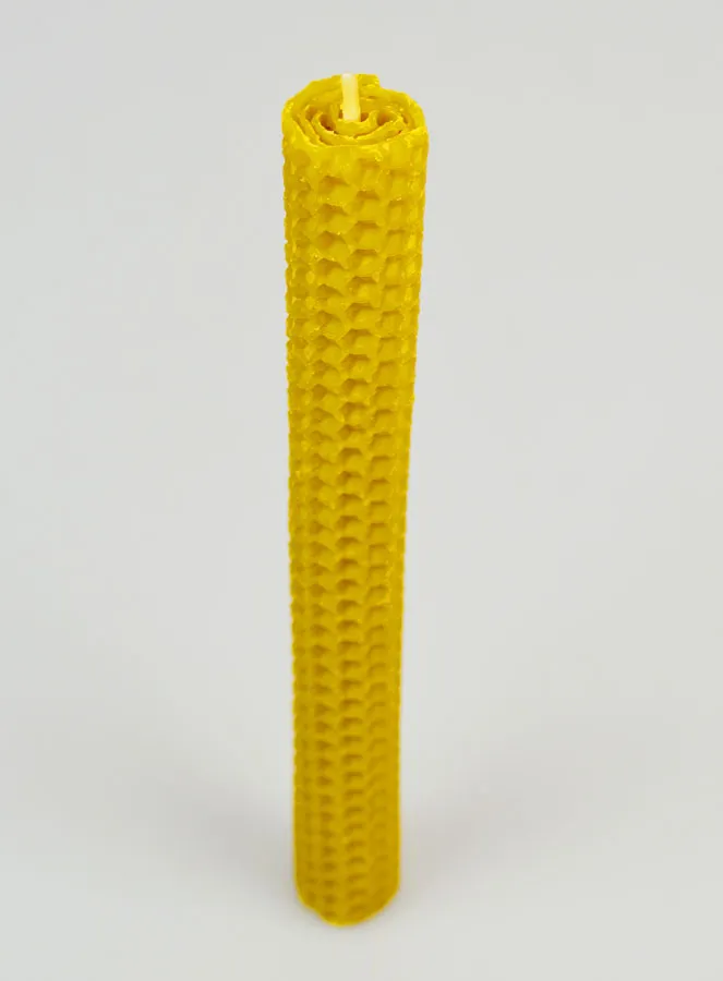 Tabletop Candle Made from 100% Beeswax - 20cm (pic 2)