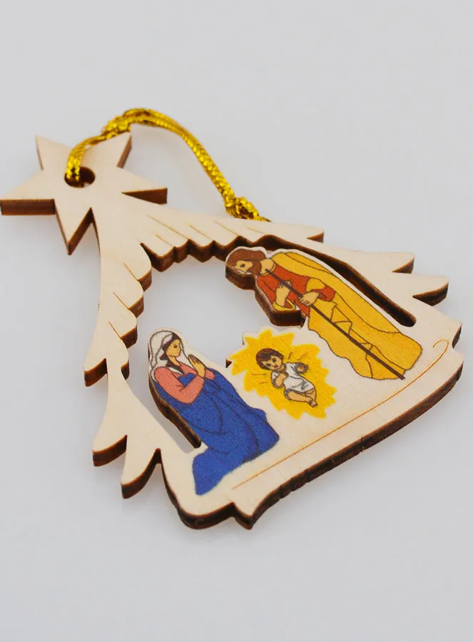 Christmas Nativity Hanging Decoration - Stable (pic 3)