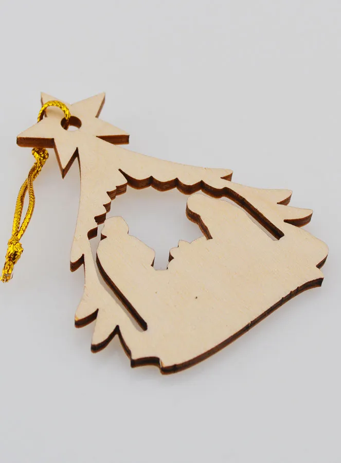 Christmas Nativity Hanging Decoration - Stable (pic 4)