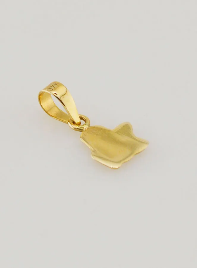 Guardian Angel Medal in 375 Gold - 6mm (pic 4)