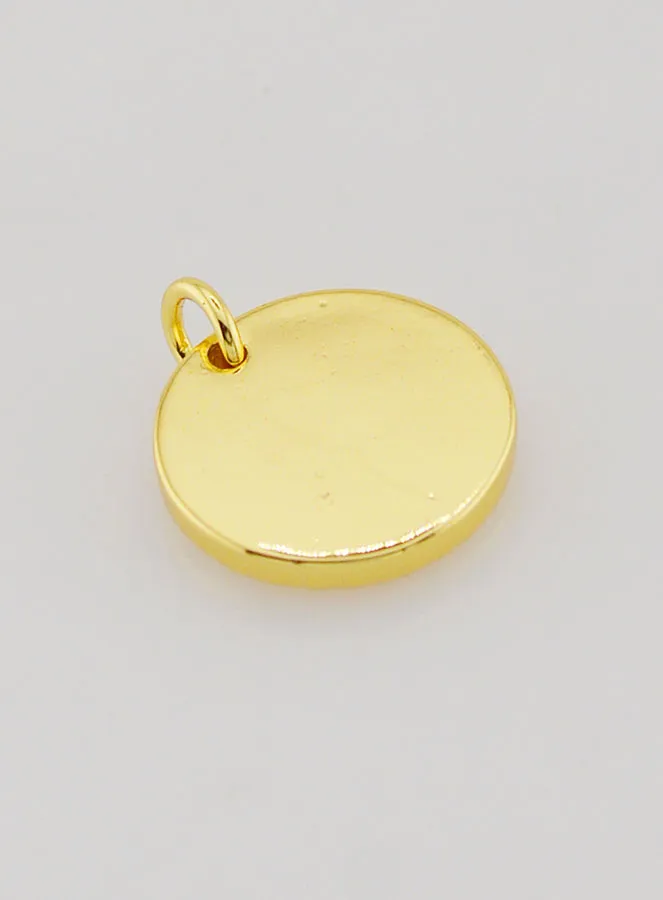 Miraculous Virgin Mary Medal in Mother-of-Pearl - 15mm (pic 4)