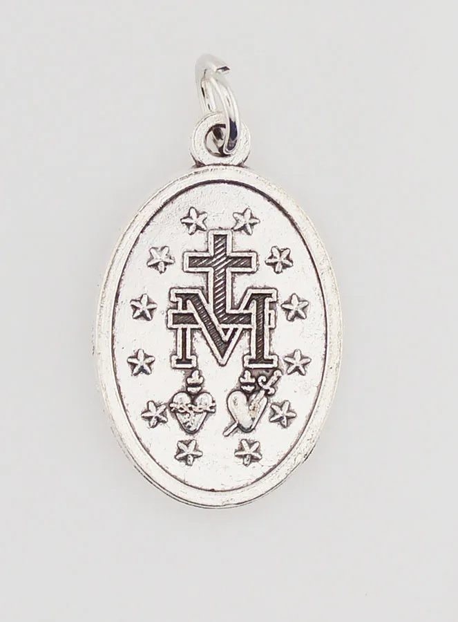 Blue Miraculous Medal - 22mm (pic 4)