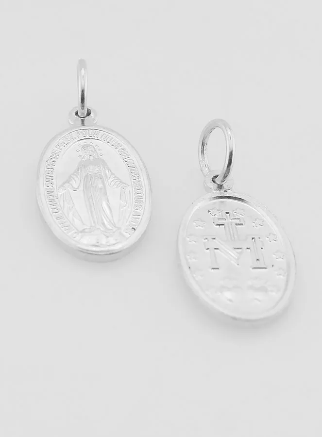Aluminium Miraculous Medal - 19mm (pic 2)