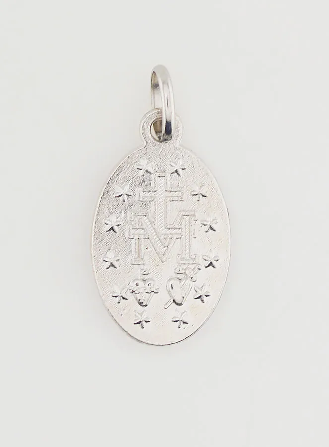Blue Miraculous Medal - 19mm (pic 4)