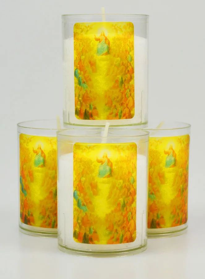 Set of 4 Votive Candles All Saints' Day (pic 1)