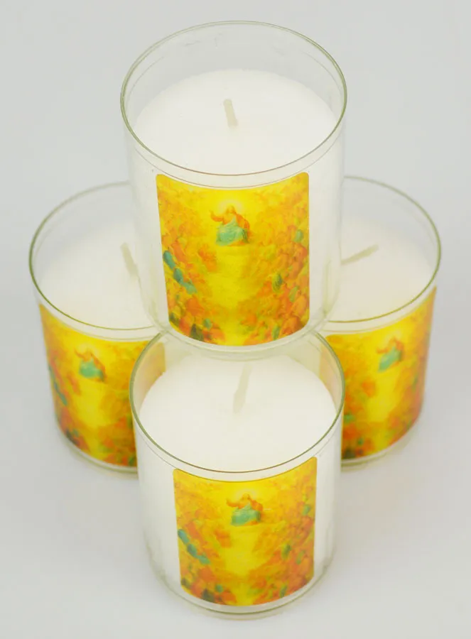 Set of 4 Votive Candles All Saints' Day (pic 2)