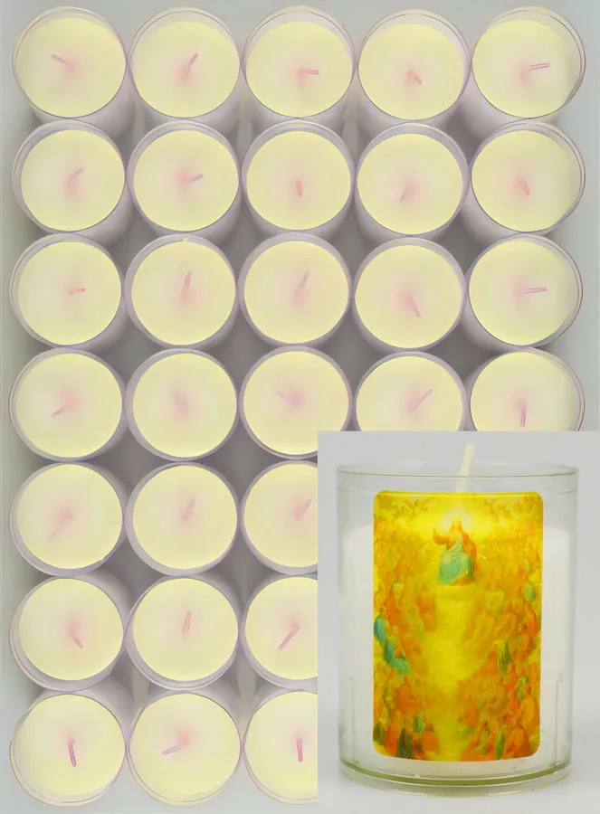 Set of 24 Votive Candles All Saints' Day (pic 1)