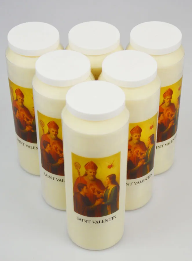 Set 6 Sanctuary Candles Saint Valentine (pic 2)