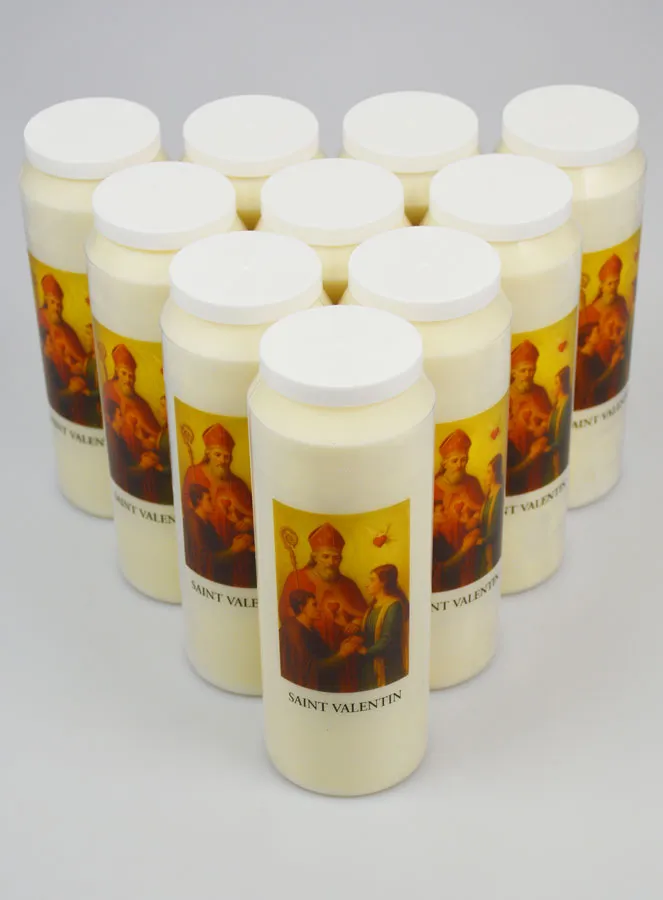 Set 10 Sanctuary Candles Saint Valentine (pic 2)