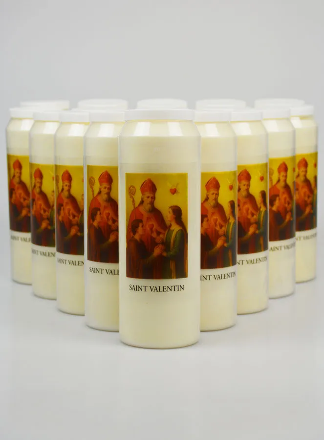 Set 20 Sanctuary Candles Saint Valentine (pic 1)