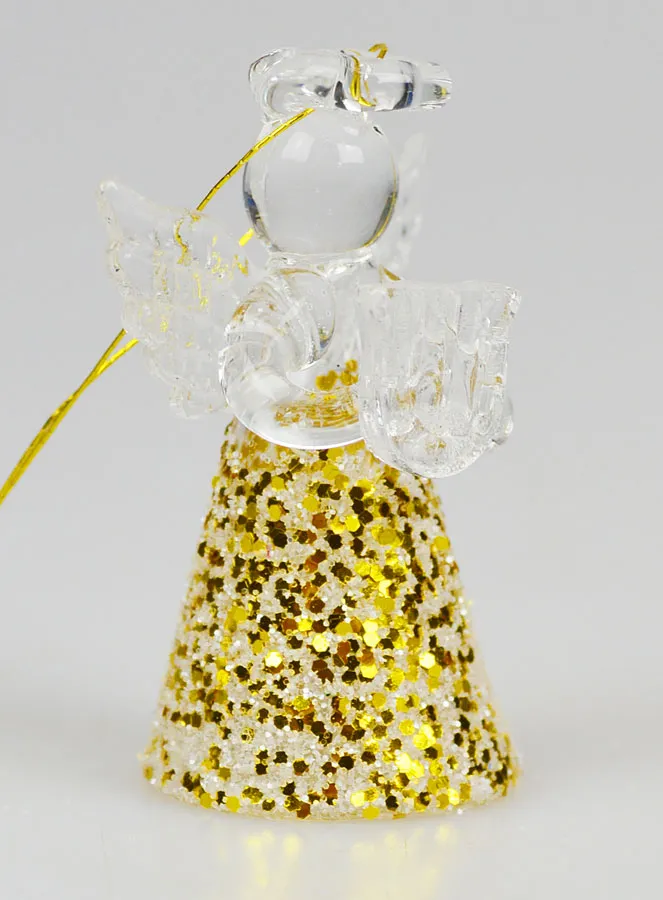 Set of 6 Hanging Angels - 4,5 cm (pic 3)