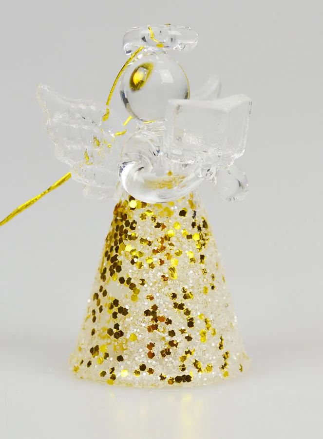 Set of 6 Hanging Angels - 4,5 cm (pic 4)