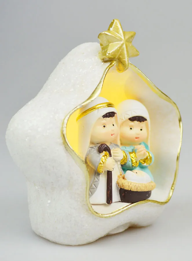Illuminated Nativity Scene for Children - 9cm (pic 3)