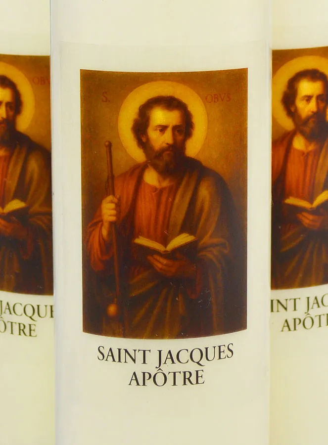 Set 3 Sanctuary Candles to Saint James the Apostle (pic 3)
