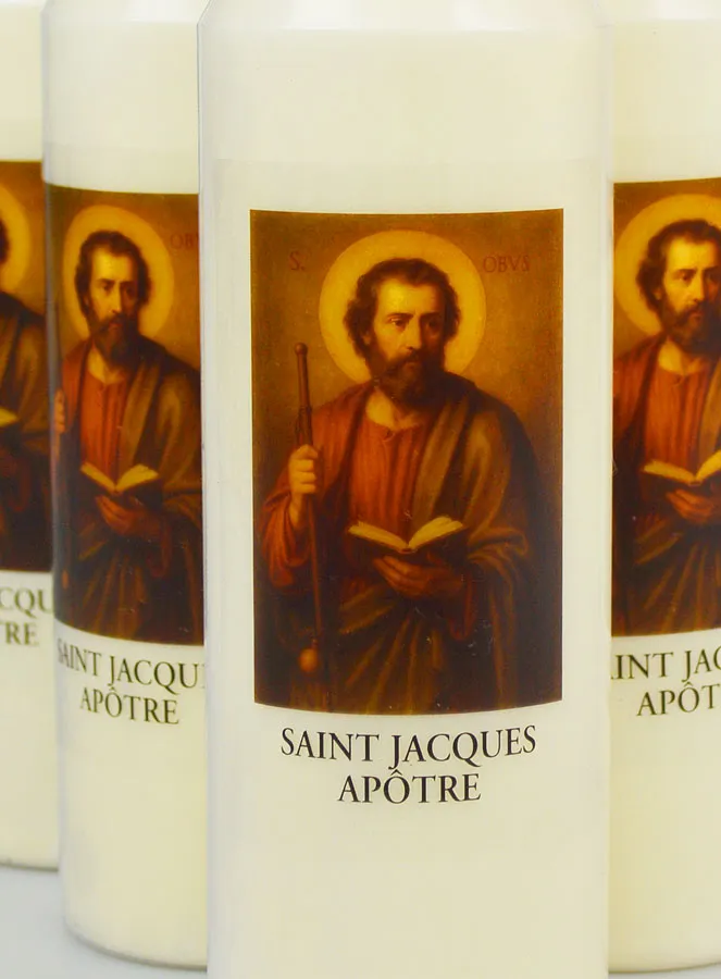 Set 6 Sanctuary Candles to Saint James the Apostle (pic 3)