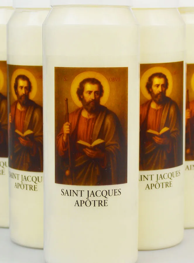 Set 10 Sanctuary Candles to Saint James the Apostle (pic 3)