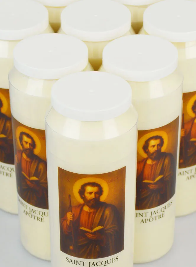 Set 10 Sanctuary Candles to Saint James the Apostle (pic 4)