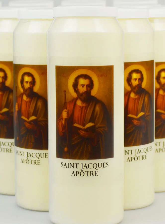 Set 20 Sanctuary Candles to Saint James the Apostle (pic 3)