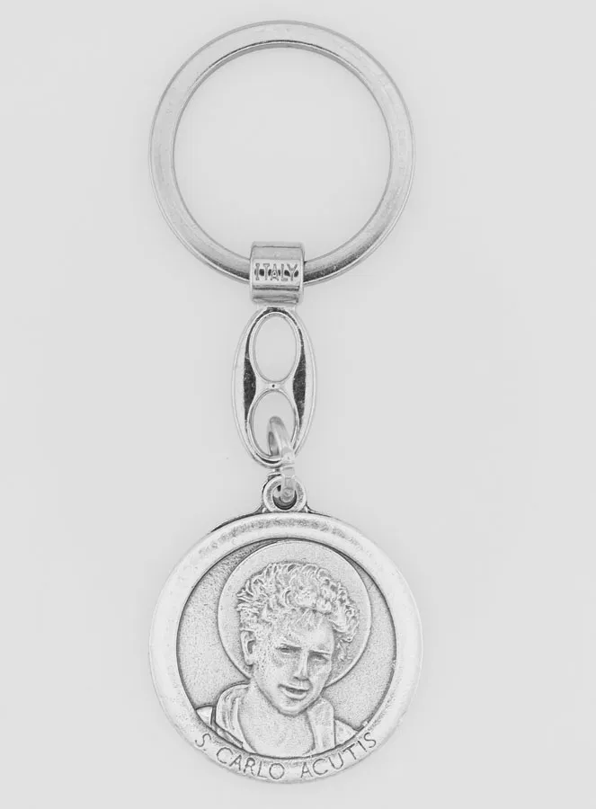 Metal Keyring - Saint Carlo Acutis (pic 1)