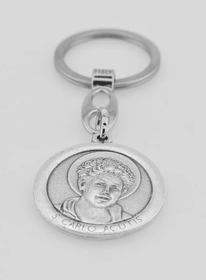 Metal Keyring - Saint Carlo Acutis (pic 2)