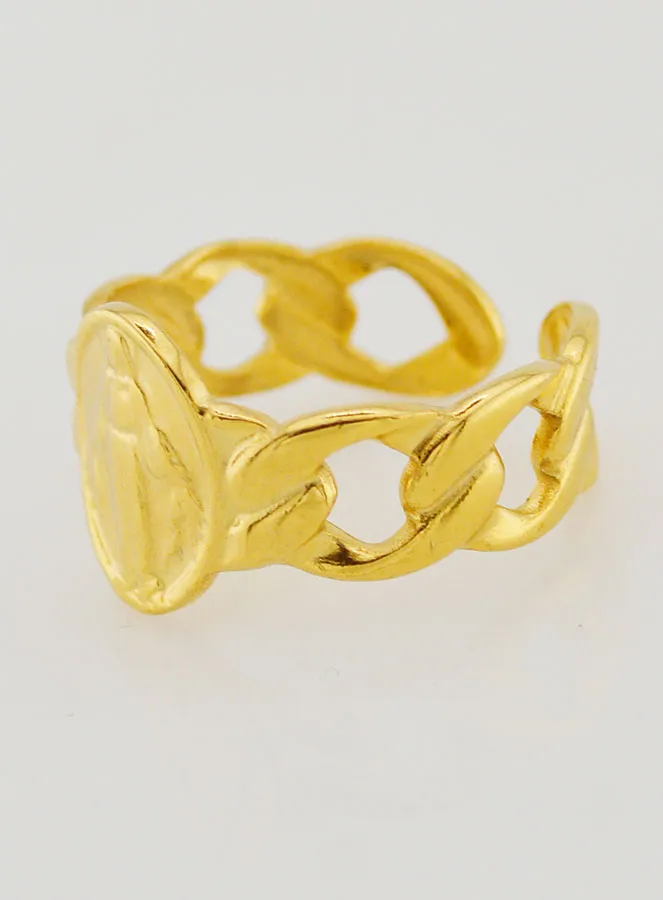 Religious Ring Miraculous Virgin - Adjustable (pic 2)