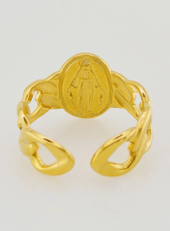 Religious Ring Miraculous Virgin - Adjustable (pic 4)
