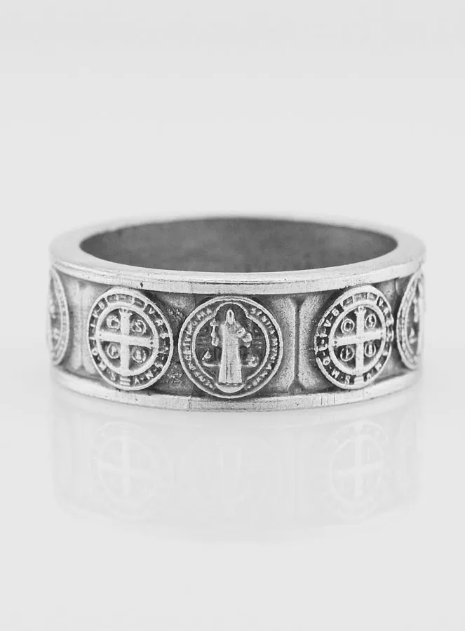 Religious Ring Saint Benedict - Size 65 (pic 1)