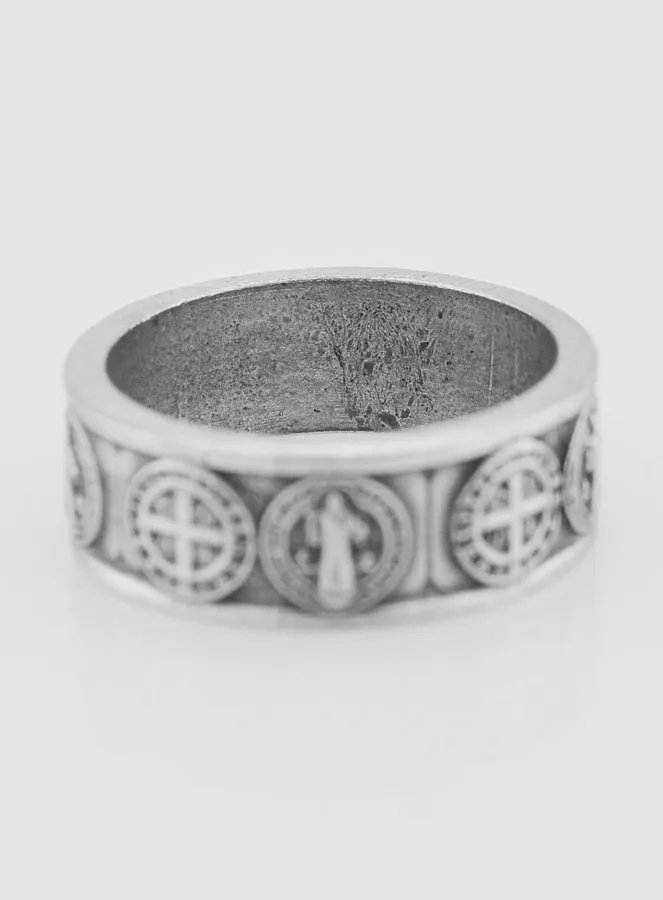 Religious Ring Saint Benedict - Size 65 (pic 4)