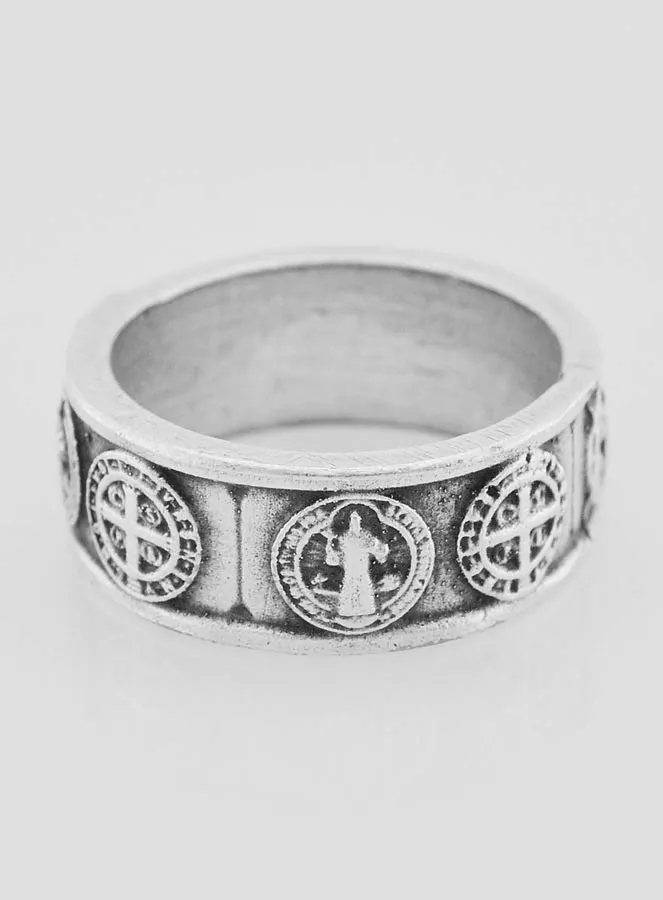 Religious Ring Saint Benedict - Size 58 (pic 1)