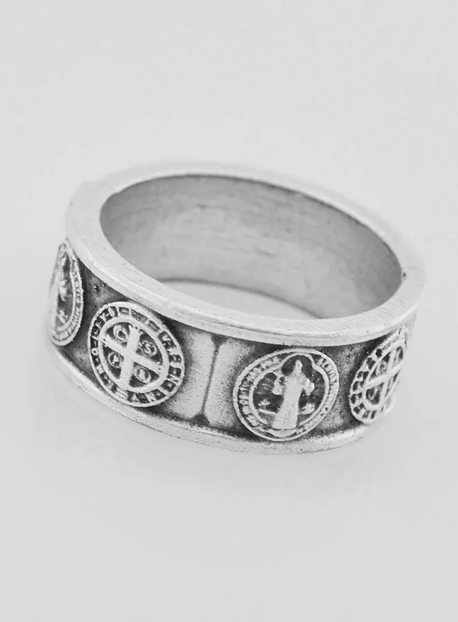 Religious Ring Saint Benedict - Size 58 (pic 2)
