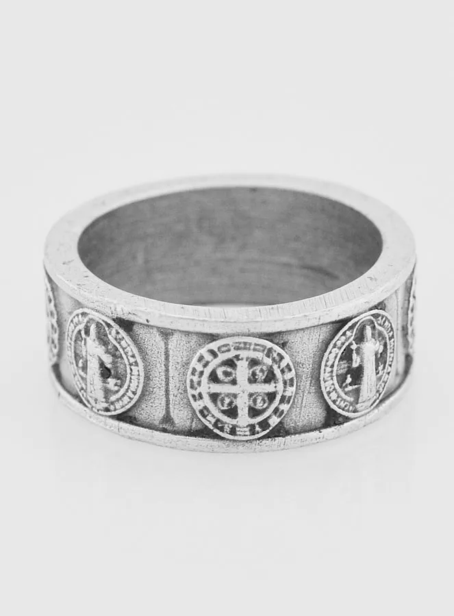 Religious Ring Saint Benedict - Size 54 (pic 1)