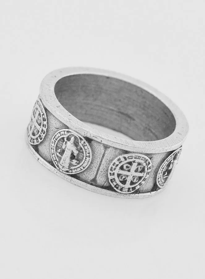 Religious Ring Saint Benedict - Size 54 (pic 2)