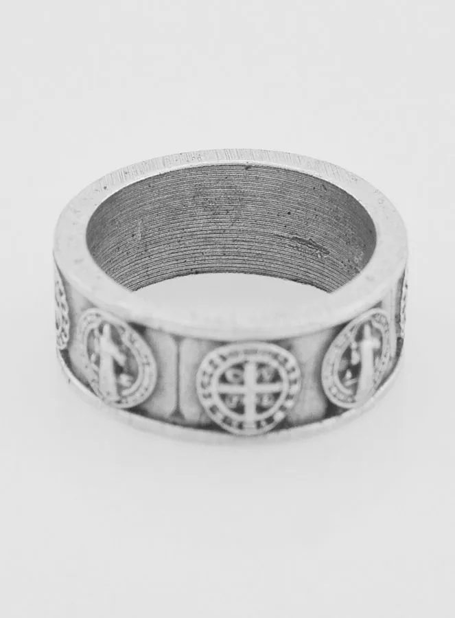 Religious Ring Saint Benedict - Size 54 (pic 4)