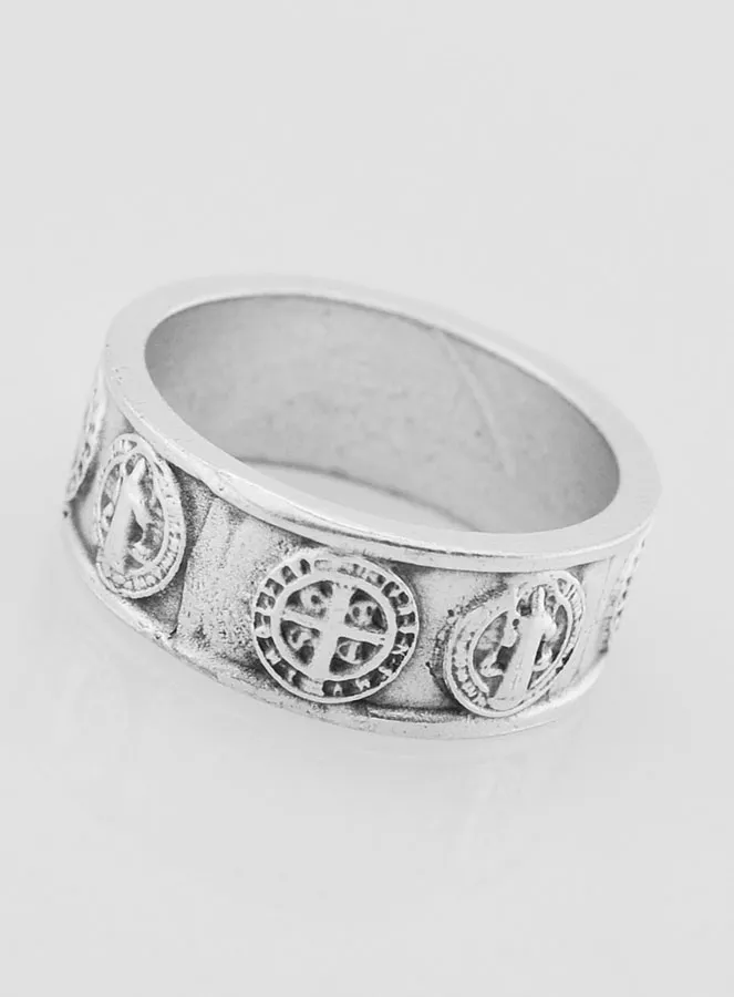 Religious Ring Saint Benedict - Size 62 (pic 2)