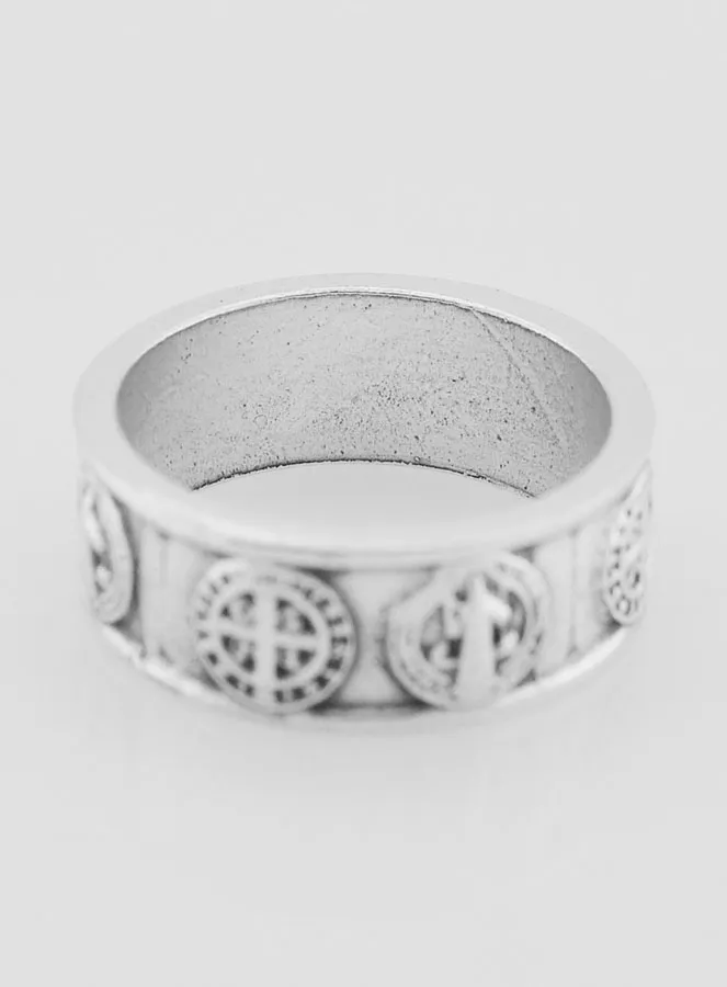 Religious Ring Saint Benedict - Size 62 (pic 4)