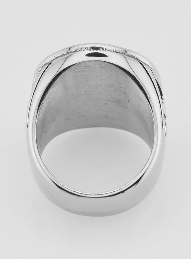 Saint Benedict Signet Ring - Size 59 (pic 4)