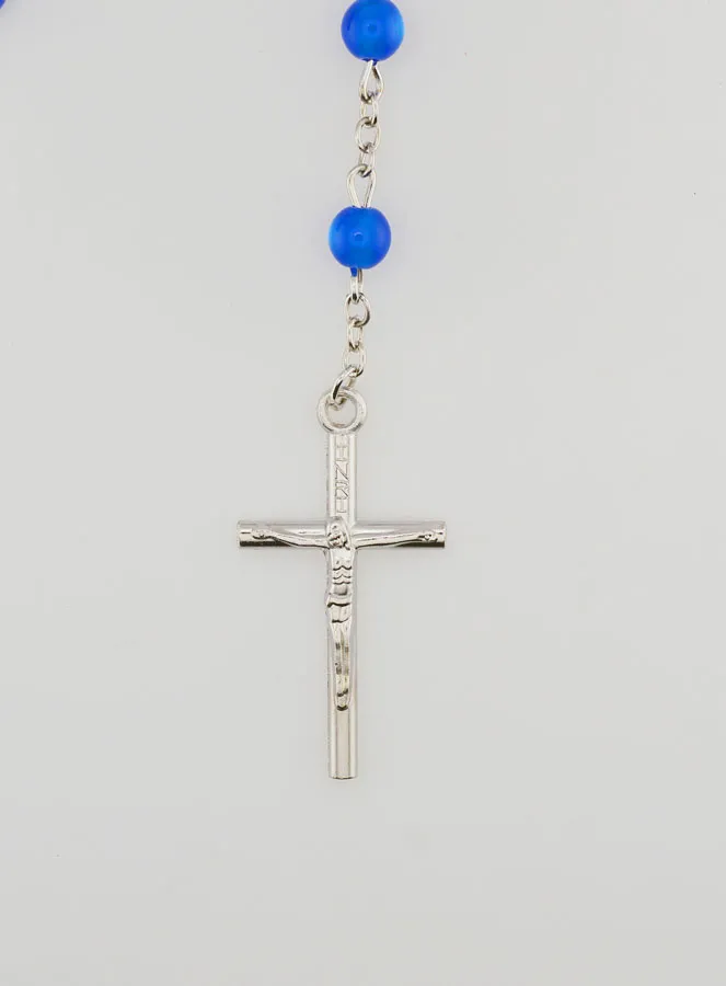 Miraculous Medal Rosary - Blue (pic 3)